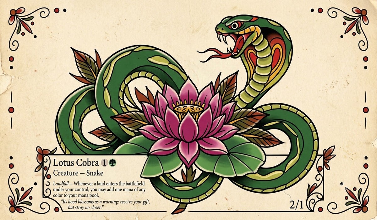 Lotus Cobra Playmat - 14"x24"