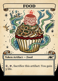 Two-sided MTG Food/ Clue Token