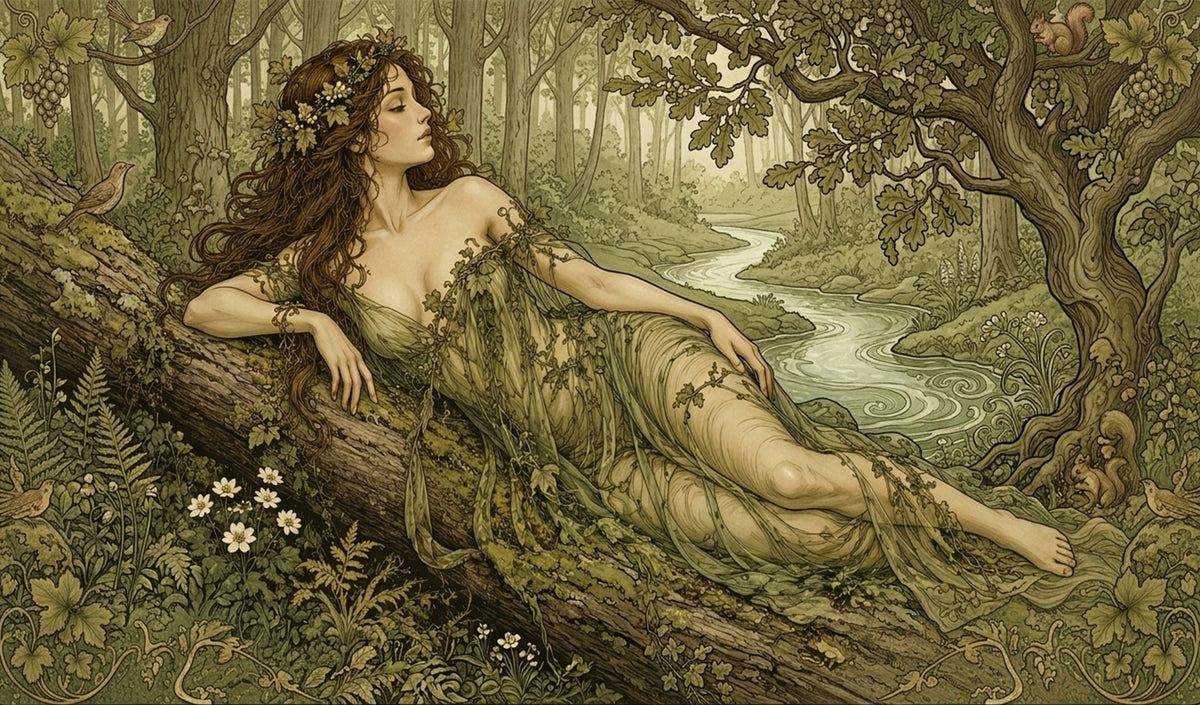 Wood Nymph Playmat 14"x24"